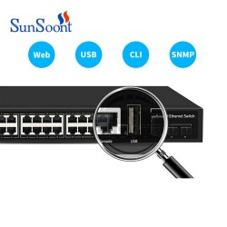 28 Port 10G Uplink 24 Port Gigabit Managed Ethernet Switch