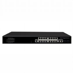 20 Port Gigabit Managed Ethernet PoE Switch